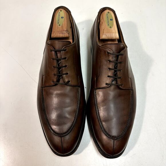 Crockett & Jones x Brooks Brothers Split Toe Derby Brown Calf 11 Wide E - Picture 2 of 13
